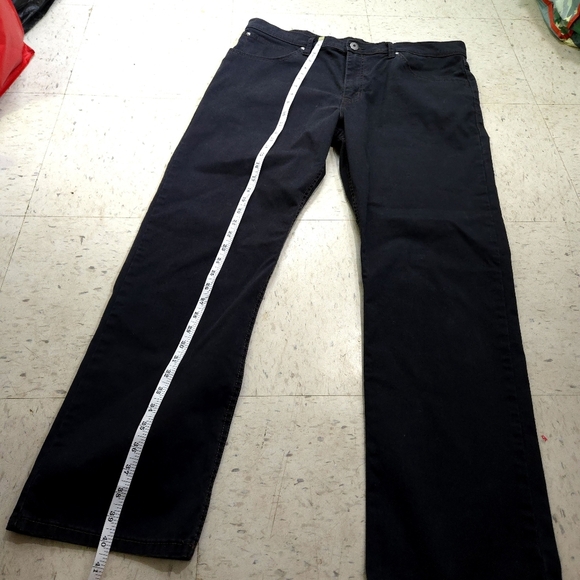 Wrangler | Men's Black Slim Straight Jeans 36x30 - Picture 10 of 11